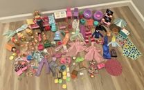 BARBIE Large Lot Babies Pets Furniture Clothing Accessories Dogs Horse