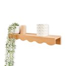 Wave Shelf Home Decor Arrange Books or Decor Accents Floating Shelf Picture Rail