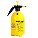 CLICIC Hand Held 1 Gallon Garden Pump Sprayer Portable Yard and Lawn Sprayer 140oz Hand Sprayer for Spraying Weeds/Watering/Home Cleaning (4L Yellow)