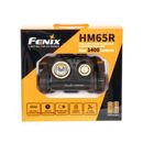 Fenix FX-HM65R CREE LED Headlamp 2x CR123A Black w/Orange Accents FX-HM65R