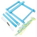 Lurrose 1 Set Diy Loom Braided Rugs Mini Weaving Loom Weaving Loom for Adults Beginner Weaving Crochet Needle Toy Creative Weaving Machine To Weave Child Small Production Abs
