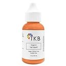 TKB Lip Liquid Color | Liquid Lip Color for TKB Gloss Base, DIY Lip Gloss, Pigmented Lip Gloss and Lipstick Colorant, Made in USA (1floz (30ml), Tangerine)