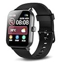Reloj Inteligente Hombre Llamadas Bluetooth y Alexa, 1.8" Smartwatch Hombre SpO2/Frecuencia Cardíaca/Sueño, Contador Calorías/Pasos/Distancia, 100 Modos Deportivos, IP68 Regalo Hombre para Android iOS