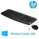 Wireless Keyboard and Mouse HP 300 Classic Desktop Combo Bundles For Laptop USB