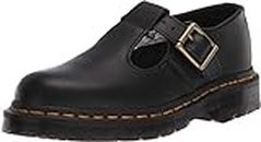 Dr. Martens - Women's Polley Slip Resistant Service Shoes, Black Industrial Full Grain, 5 M US