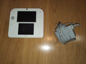 Nintendo 2DS Handheld Console FTR-001 White & Red Portable Tested System W/charg