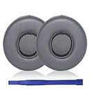 Aiivioll Earpads Cushions Replacement Compatible with Beats Solo 2 & Solo 3 Wireless On-Ear Headphones, Ear Pads with Soft Protein Leather and Memory Foam (Dark Gray)