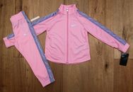 Nike Girl Jogging Set ~ Tracksuit ~ Pink, Lavender & White ~