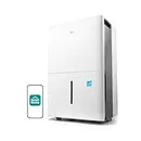 Midea 1,500 Sq. Ft. Energy Star Certified Dehumidifier With Reusable Air Filter 22 Pint 2019 DOE (Previously 30 Pint) - Ideal For Basements, Large & Medium Sized Rooms, And Bathrooms (White)