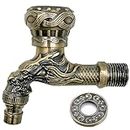 Vecchio Faucet Ottone, Vintage Faucet, Antique Brass Faucet, Garden Faucet, for Home, Kitchen, Bathroom, Outdoor Garden