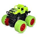 FunBlast 4WD Monster Truck Toys, Push & Go Toy Trucks Friction Power Toys - 4 Wheel Drive Vehicles Toy for Toddlers Children Boys Girls Kids, Toys for Kids Boys - 1 Pcs (Green)