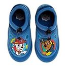Paw Patrol Water Shoes Kids Boys Sandals Quick Dry - Chase and Marshall Pool Aqua Socks Bungee Waterproof - Blue/Light Blue (Size 7-8 Toddler)