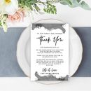 Koyal Wholesale Ombre Gray Watercolor Wedding Thank You Place Setting Cards For Table Reception, Dinner Plates, Family, Friends, 56-Pack | Wayfair