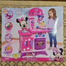 Junior Minnie Mouse Flipping Fun Pretend Play Kitchen Set Play Food New OPEN BOX