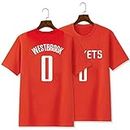 BFDC Westbrook No.0 T-Shirt für Erwachsene, Basketball, Rundhalsausschnitt, kurze Ärmel