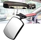 Sarte 3R Original Car Interior Mirror, Baby Car Mirror for Back Seat Rear Facing, Monitor Infant Child Mirror for Car Seat with Wide Clear View, Adjustable Rear View Mirror (Black-1 Pieces)