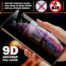Privacy Tempered Glass Screen Protector For iPhone 14 13 12 11 Pro Max Plus XR X