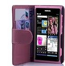 Cadorabo Book Case Compatible with Nokia Lumia 800 in Dusky Pink - with Stand Function and Card Slot Made of Smooth Faux Leather - Wallet Etui Cover Pouch PU Leather Flip