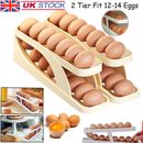 Automatic Two Layer Scrolling Egg Holder Egg Fresh-keeping Rack for Home Kitchen