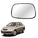 STYCARO-Side View Mirror Glass compatible with Toyota Corolla 2003-2008 Old Model (LEFT PASSENGER SIDE)