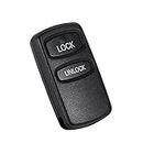 Carcasa Llave Outlander Abs Plastic Funda De Llavero Remote 2 Buttons Auto Car Key Fob Shell Cover Case Forer Outlander 2Btn Black