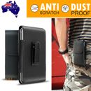 For iPhone 15 14 Pro Max Samsung S23+ Leather Case Holster Pouch with Belt Clip