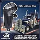 HCXLELD Left Hand USB Truck Simulator Shifter Knob for ATS & ETS2 compatibled with Logitech G25 G27 G29 G920 G923 Thrustmaster TH8A Fanatec SQ Moza PXN or other DIY shifter