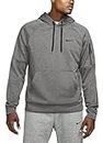 Nike Men's Therma Pullover Fitness Hoodie Carbon Heather/Black