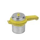 Spillbox Toy Cooker Miniature Household Kitchen Appliances Pretend Play Toy for Kids - (Yellow)