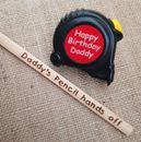 Herramientas personalizadas hágalo usted mismo cinta medida regalo de Navidad para hombres abuelo papá cumpleaños