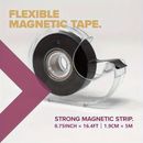 "Easy-dispense Flexible Magnetic Tape - 0.75"" Wide X 16.4/9.84' Long - Perfect For Home, Office & Board Use"