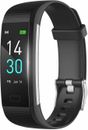 Smartwatch HR Fitness, orologio sportivo con misurazione temperatura, polso e pressione sanguigna,