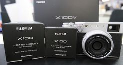 Fujifilm X100V 26,1 MP Kompaktkamera - Silber, 1246 Auslösungen mit Zub.