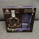 Crown Royal Decanter (750ml) Set W/2 Drinking Glasses (10.5oz) & Whisky Stones