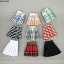 1/6 Dolls Accessories Clothes For 11.5" Doll Outfits Pleated Skirt Student Skirt