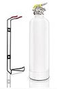 Multi Purpose Plain Range 1 KG ABC Powder FIRE Extinguisher.Fully CE Marked Ideal for Cars Vans Motor Homes Kitchens Homes Workplace Restaurants Cafe. FIRE Rating 8A 34B C (White)