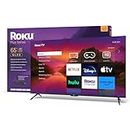 Roku 65" Plus Series 4K Dolby Vision HDR10+ QLED Smart RokuTV with Voice Remote Pro, Striking 4K Resolution, Automatic Brightness, Dolby Vision and HDR10+