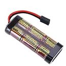 MELASTA 7.2V 2/3A NiMH Battery, 1600mAh 6 Cell Flat Pack Compatible with Traxxas Connector Fit for Traxxas 1/16 RC Car