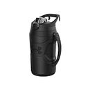 Under Armour Playmaker Sport Jug, Water Bottle with Handle, Foam Insulated & Leak Resistant, 64oz, Black