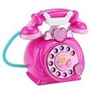 PARTEET Classic Old Style Musical Landline Telephone for Kids with Story and Poetry Sound Baby Phone Mobile Musical Toys for Children (Assorted Color)