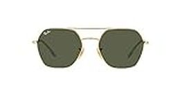 Ray-Ban Unisex UV Protected Green Lens Square Sunglasses - 0RB3676I