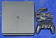 Sony PlayStation 4 Slim PS4 1TB CUH-2215B w/ Power Cords and Controller