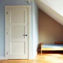 Trimlite Primed 3 Equal Panel Interior Shaker Door Slab Wood in Brown/Green | 84 H x 28 W in | Wayfair 2470138pri8433