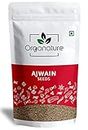 Organature Fresh Whole Ajwain 350g | Carom Seeds | Ajamo | Ajwain Seeds | Bishop's Weed, Naturally Processed, from Farm Picked Fresh Seeds