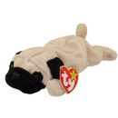 TY Beanie Baby - PUGSLY the Pug Dog (8 inch) - MWMTs Stuffed Animal Toy