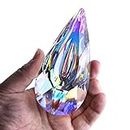 Hanging Crystal Prism Suncatcher Ornament Window Garden Decor Colorful Faceted Crystal Glass Drop Rainbow Maker Pendant