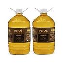 Puvi 10L Cold Pressed Groundnut/Peanut Oil (Virgin, Chekku/Ghani) - Pack of 2 (5 Litres*2)