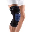 BAUERFEIND - GenuTrain S - Ginocchiera - Extra stabilità per mantenere il ginocchio in posizione corretta - Ginocchio destro - Taglia 2 - Colore Nero