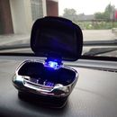 Universal LED Light W/ Detachable Base Inside Tool Car Ashtray Accessories Blue
