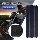 Nuevo Kit de Panel Solar Portátil 6W 12V Cargador de Batería USB para Coche Campamento Caravana